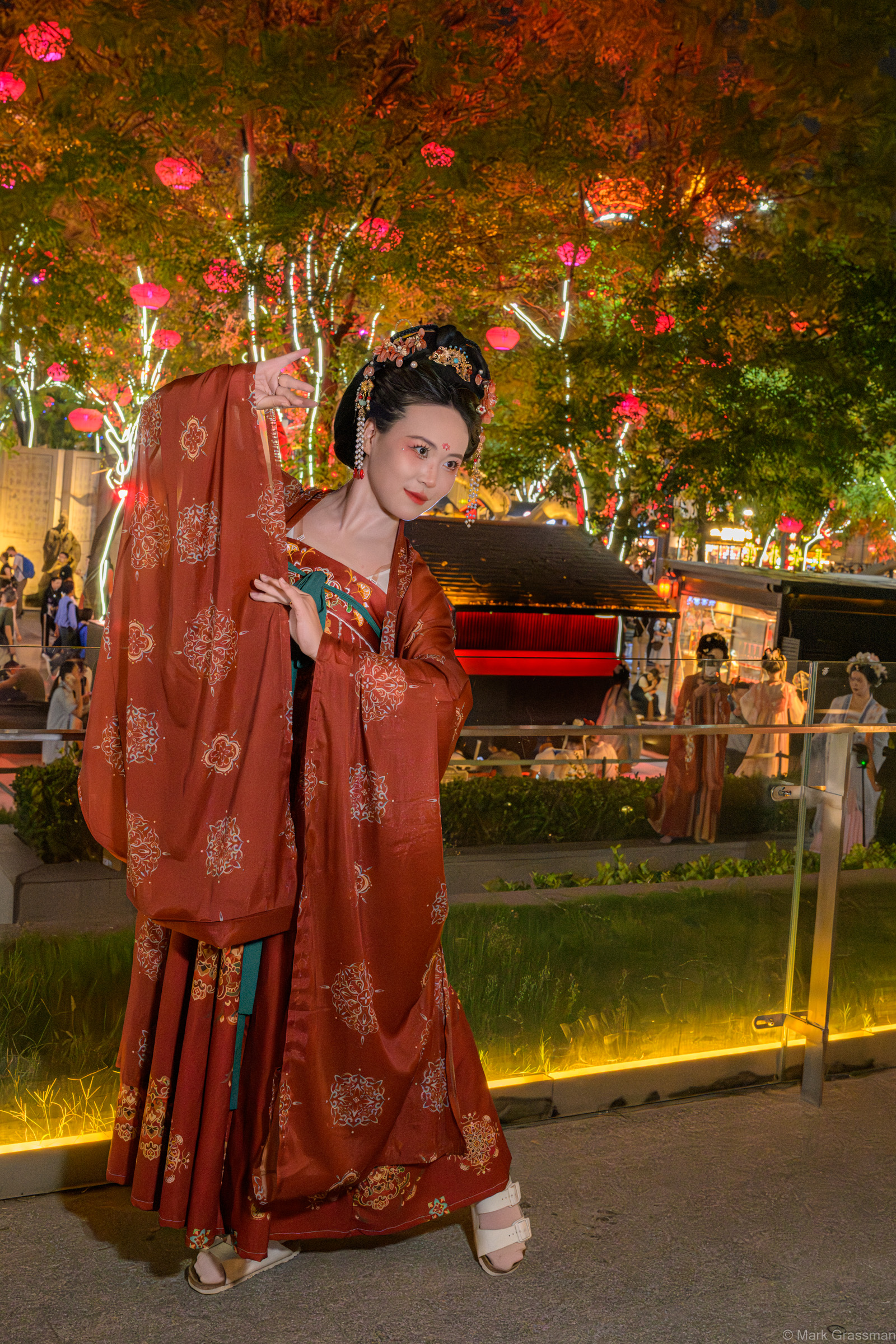 Woman in Chinese Dress