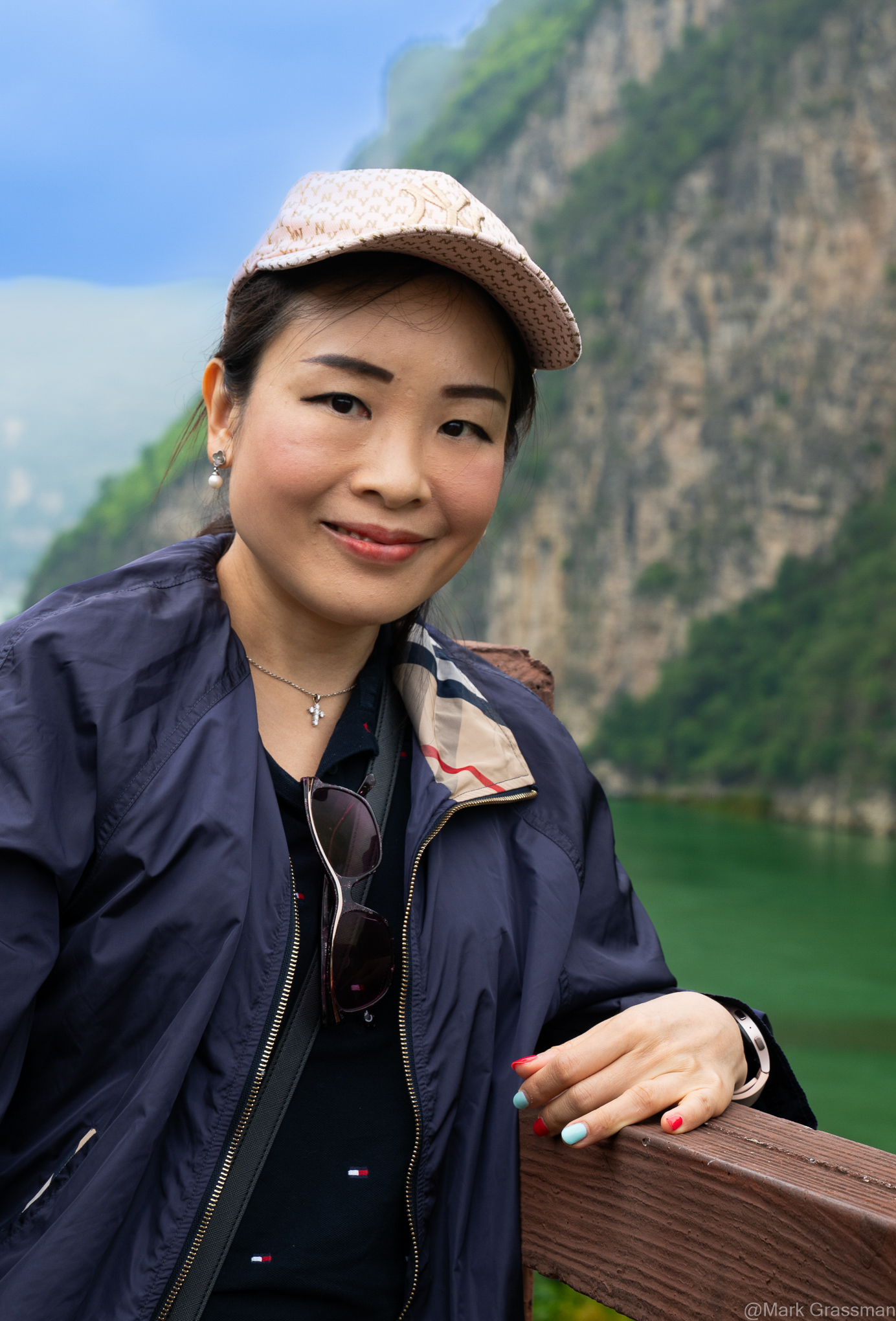 Woman at Karst Geology NP